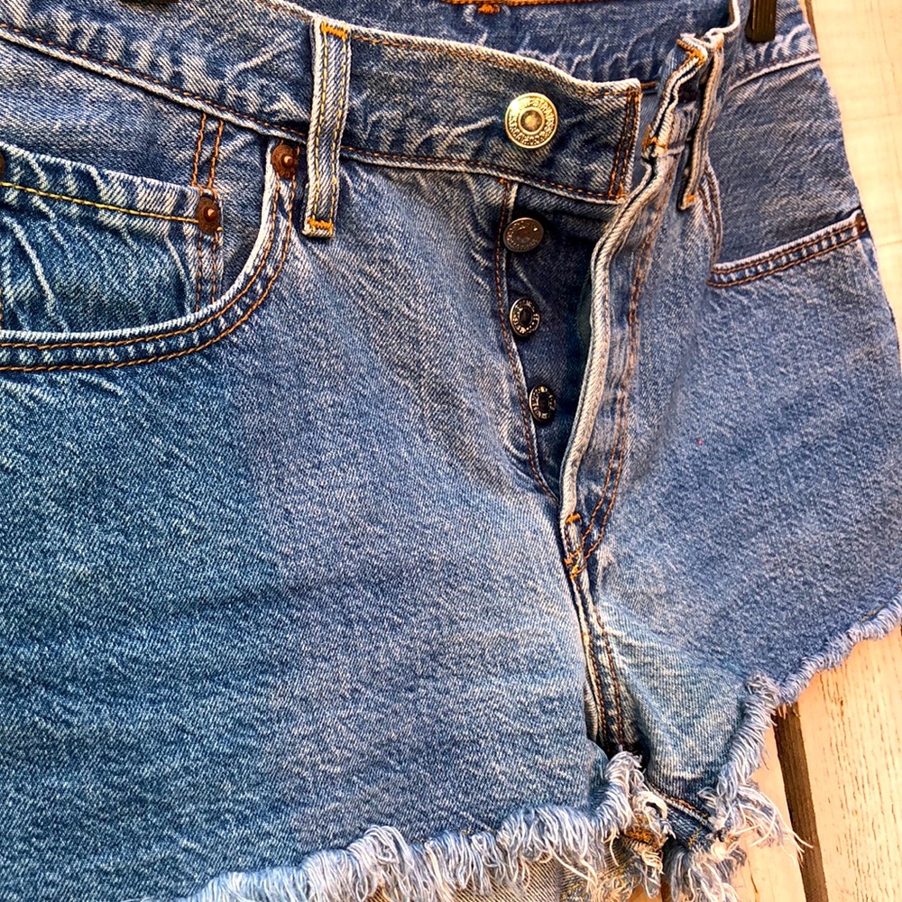 Vintage Levi’s 501 Customized Embroidered Horse Daisy Patchwork RARE - Picture 5 of 13